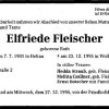 Roth Elfriede 1901-1995 Todesanzeige